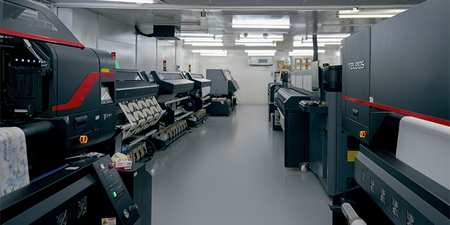 New printers allow us for better quality print and faster manufacturing