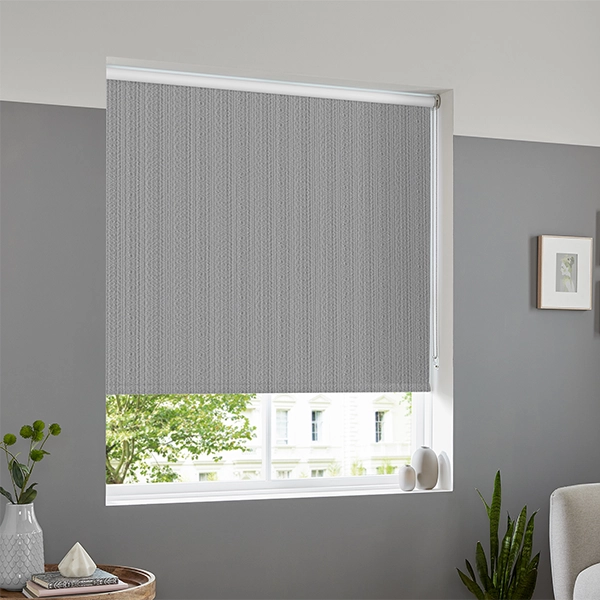 Grey stripe roller blind from Edit rollers collection