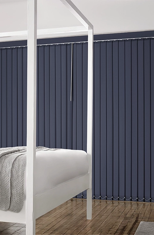 Room with cassette header vertical blind form illumin8 Edit Verticals Collection