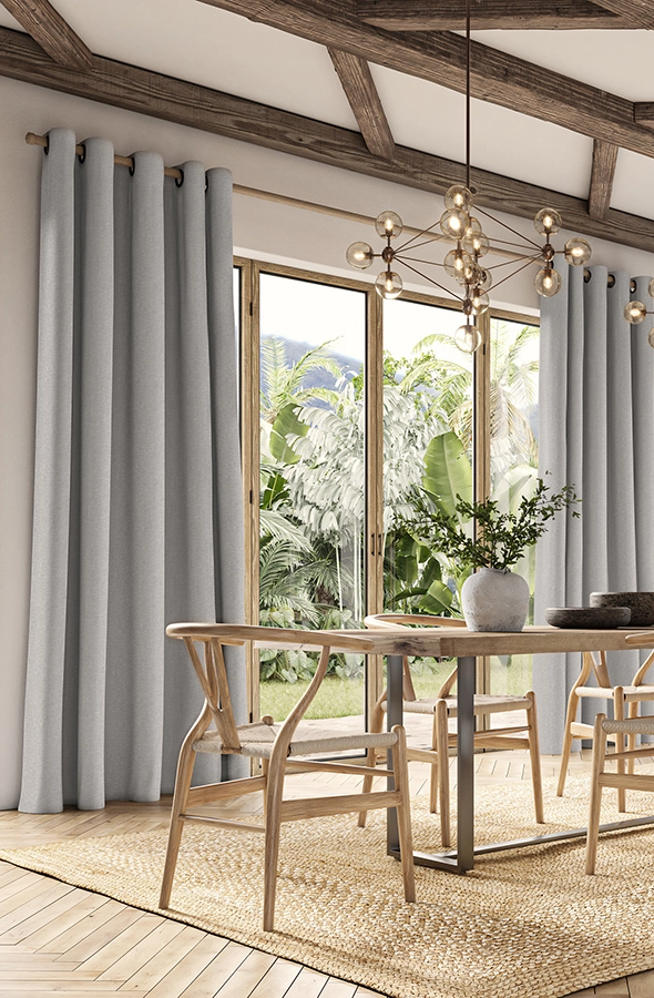 Light Grey Plain Curtains from Simply Softs Collection