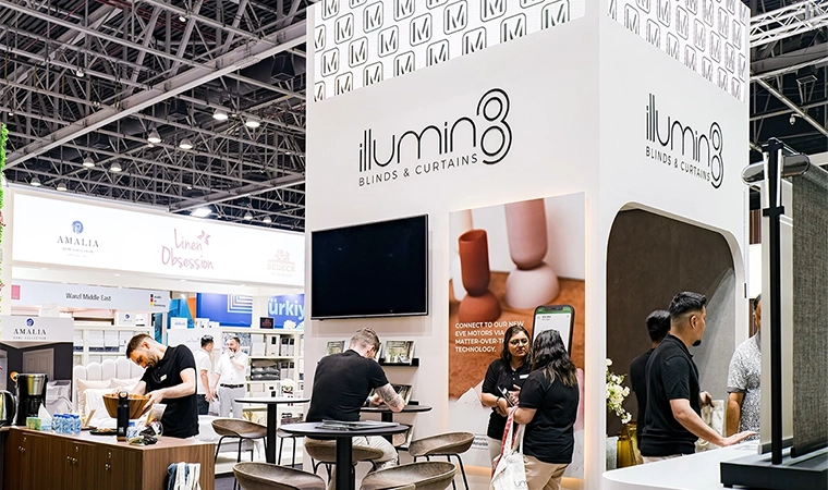 Smart room at Index show in Dubai