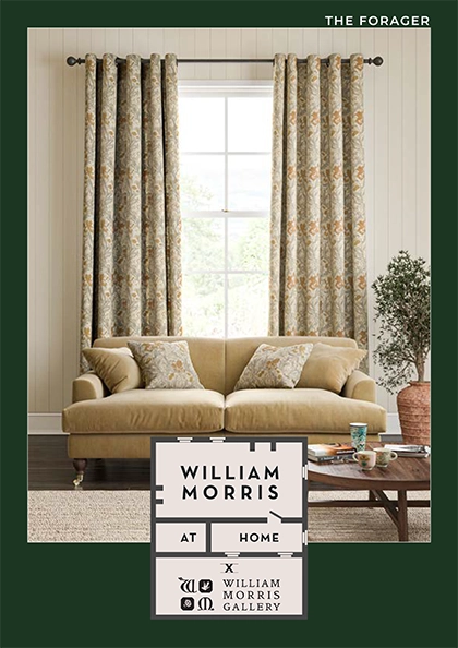 William Morris at Home The Forager collection look book