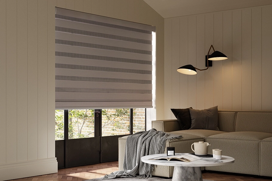 Lounge with day & night blind from illumin8