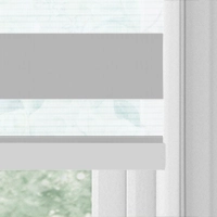 Fifty50™ Day & Night blinds with premium silver bottom bars