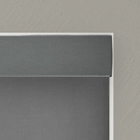 Roman blinds with matching cassette headrail